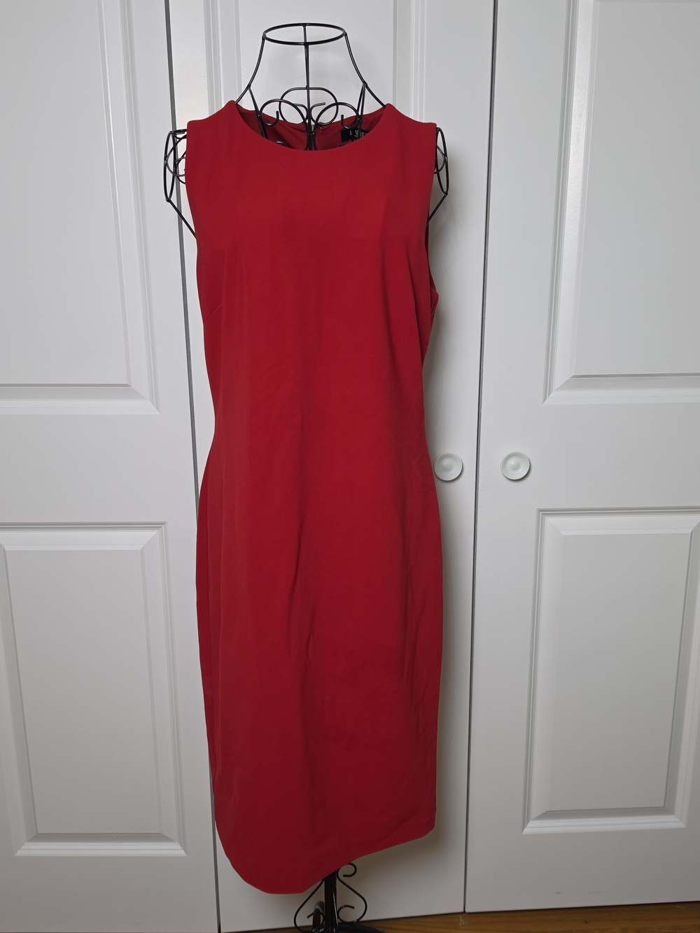 Lauren Ralph Lauren NWT Red Sheath Dress Size 10